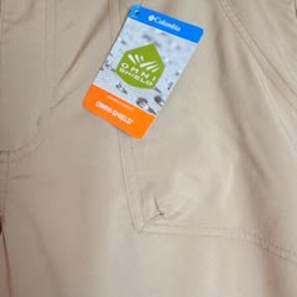 Columbia PFG Women’s Capri Pants Beige, Size 16, Omni-Shield NWT - Picture 7 of 8
